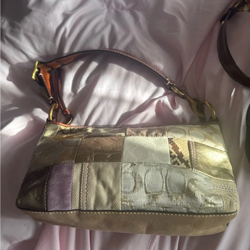 Patchwork Shoulder Bag - Picture 2 of 9